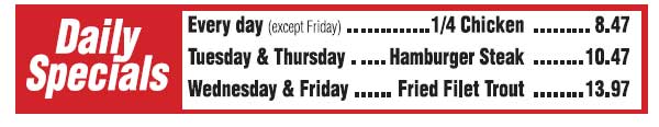 Daily Specials